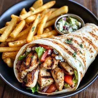 Wrap Charcuterie+frites