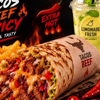 Tacos viande bigge algerienne