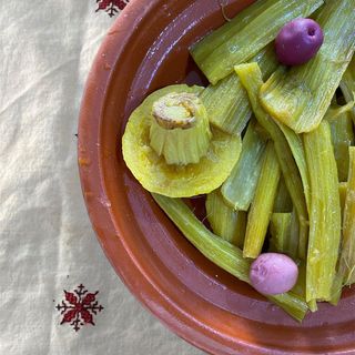 Tajine de viande aux Knariya