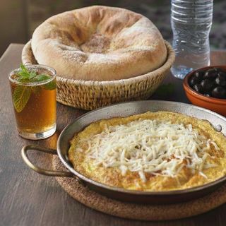 Omelette fromage 