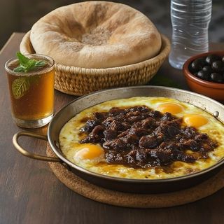 Omelette khelii marocain 