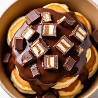 Box mini pancakes nutella milka