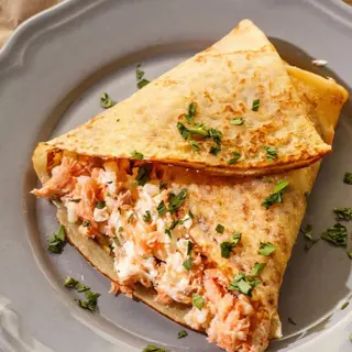 Crêpe fromage thon