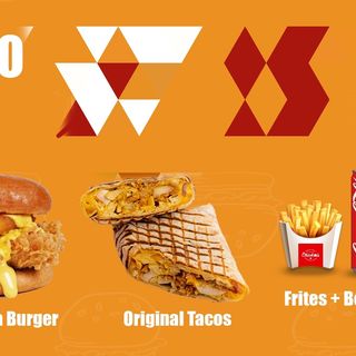 COMBO DUO (chicken lava + originale tacos + frit + boissons )