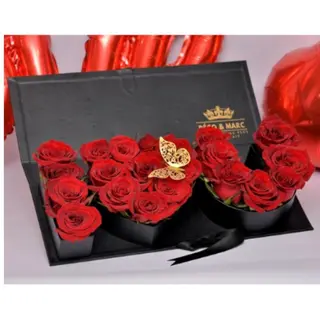 Box De Fleurs I Love You