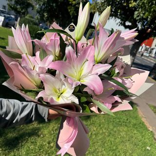 Bouquet les lys rose