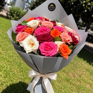 Bouquet 30 Rose Panaché