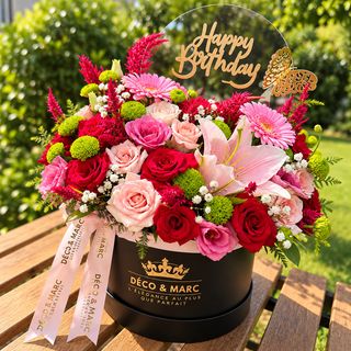 Coffret Floral Reflet d’Anniversaire