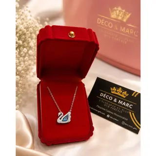 Collier en Argent – Pendentif Cygne Bleu