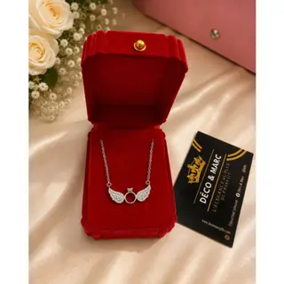 Collier en Argent – Pendentif Ailes d'Ange