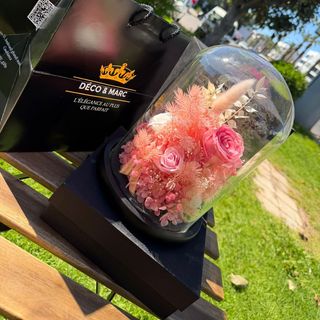 Pink Eternal Rose Dome Gift