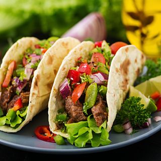 Taco viande tortilla soft