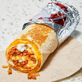 crunchy chicken burrito