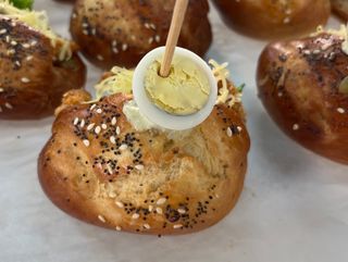 Mini sandwich poulet pané