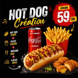 Menu hot-dog