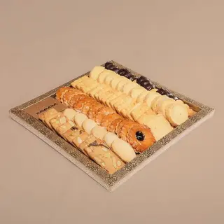 Petit plateau de biscuits à l'ancienne variés 