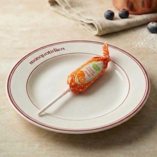 Sucette barnier orange caramel