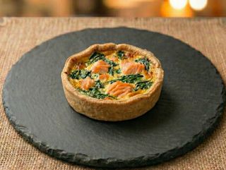 Mini-quiche saumon épinards