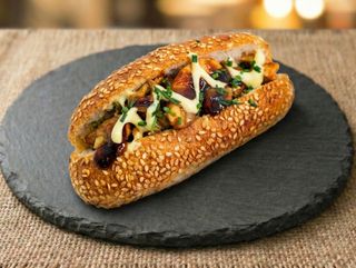 Mini-sandwich poulet teriyaki