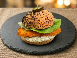 Mini fish burger