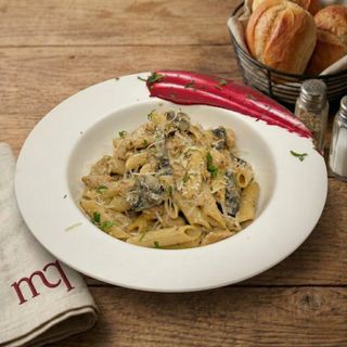 Penne poulet champignons