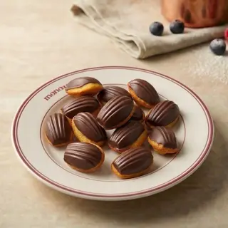 Boîte mini-madeleines chocolat