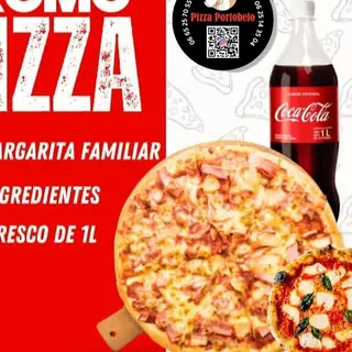 Pizza Portobello + 1L pepsi