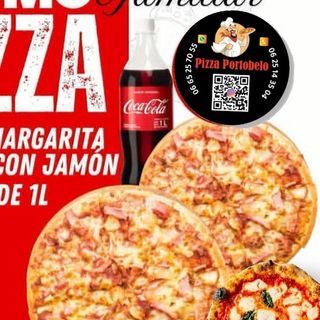 2 Pizza Margarita + 1L pepsi