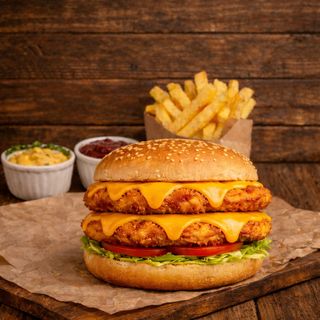 Double Chicken Burger