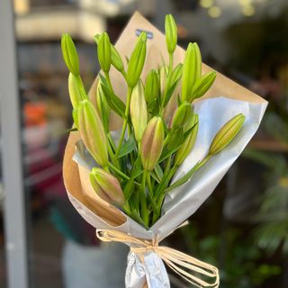 LYS HYBRIDE Rose (5 TIGES)