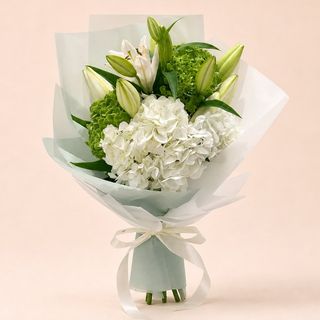Bouquet Hortensia Pastel
