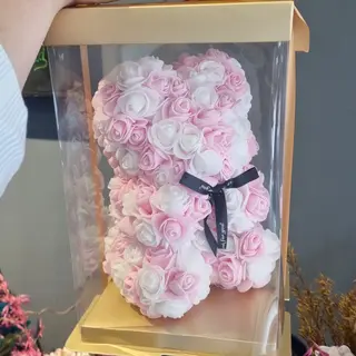 Nounours Pink and White