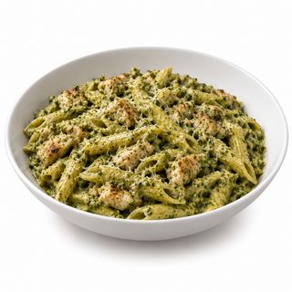 Pâtes au poulet & sauce pesto