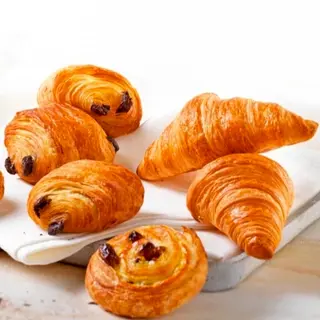 Pack de 6 mini viennoiseries classiques variés