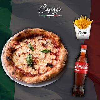 Menu Nqi Pizza Marguarita + Frite + Coca Cola