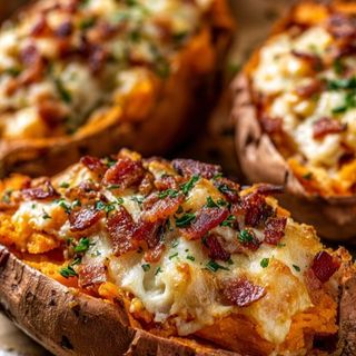 Batata asada poulet