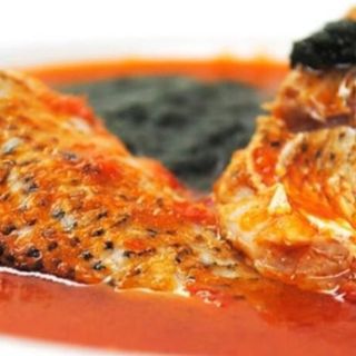Soupe De Poisson Accompagné D'attiéké