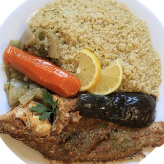 Thiep blanc au poisson carpe