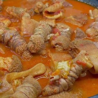 Soupe de tripes au riz parfumé