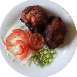 Attiéké aux croupions de dinde