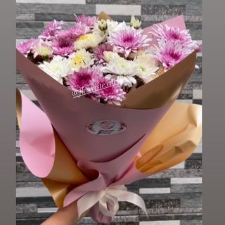 Bouquet chrysanthèmes moyen 