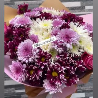 Bouquet chrysanthèmes grand 