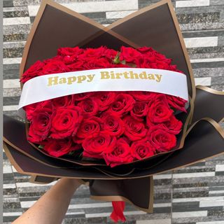 Grand bouquet personnalisé « happy birthday »