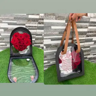 Boite coeur en sac
