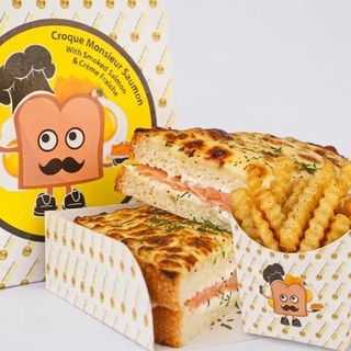 Croque Monsieur Saumon