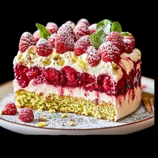 Céleste Pistache Framboise 
