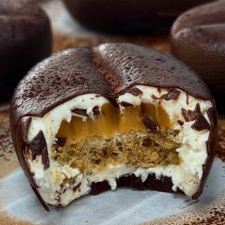 Trompe loeil tiramisu cafe