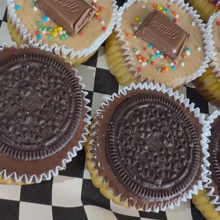 Mini cheesecake nutella oreo