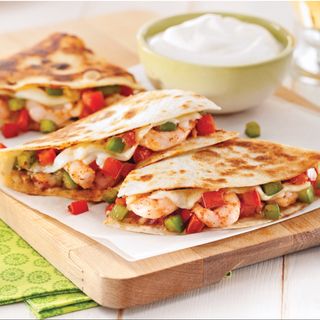Quesadillas aux crevettes