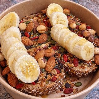 Toasts à la banane et au beurre de cacahuète